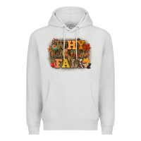 Dove Grey why hello there fall Premium Hoodie - CowGirlArtShop