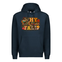 Navy why hello there fall Premium Hoodie - CowGirlArtShop