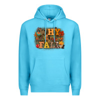 Ocean Blue why hello there fall Premium Hoodie - CowGirlArtShop