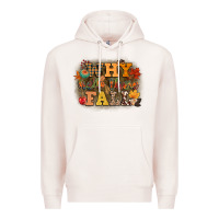 Pale Pink why hello there fall Premium Hoodie - CowGirlArtShop