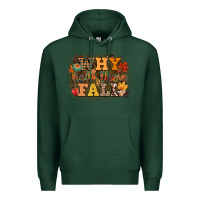 Sports Green why hello there fall Premium Hoodie - CowGirlArtShop