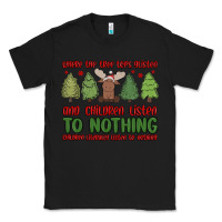 Black where the tree tops glisten Classic Tee - MaliasSmallBusiness