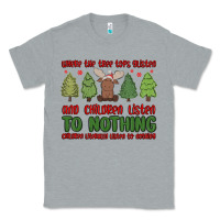 Heather Grey where the tree tops glisten Classic Tee - MaliasSmallBusiness
