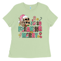 Matcha i m so freaking merry Ladies Tee - AdoDesignShop