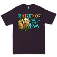 Plum raised on sweet tea and jesus Premium Tee - AdoDesignShop