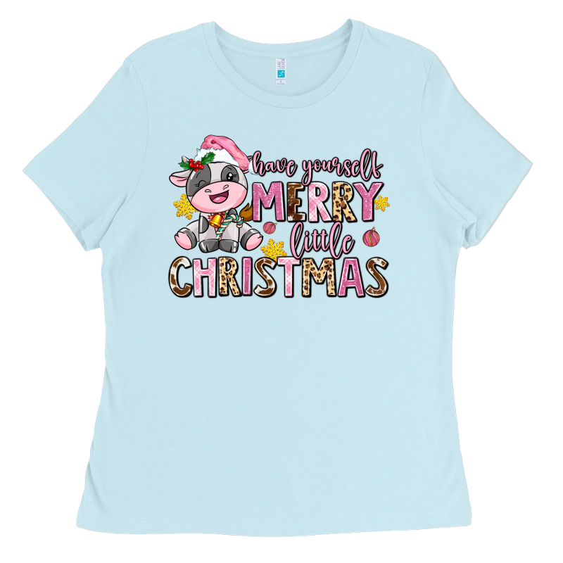 Have Yourself Merry Little Christmas Ladies Tee by AdoDesignShop | Teevron