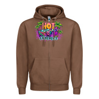 Chestnut Hot wife summer Zipper Hoodie - NancyCooperArtShop