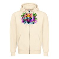 Sandshell Hot wife summer Zipper Hoodie - NancyCooperArtShop