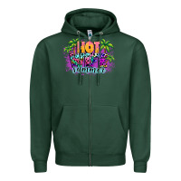 Sports Green Hot wife summer Zipper Hoodie - NancyCooperArtShop