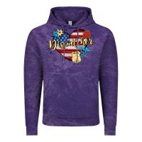 Cloud Purple 911 dispatcher Vintage Hoodie - MaliasSmallBusiness