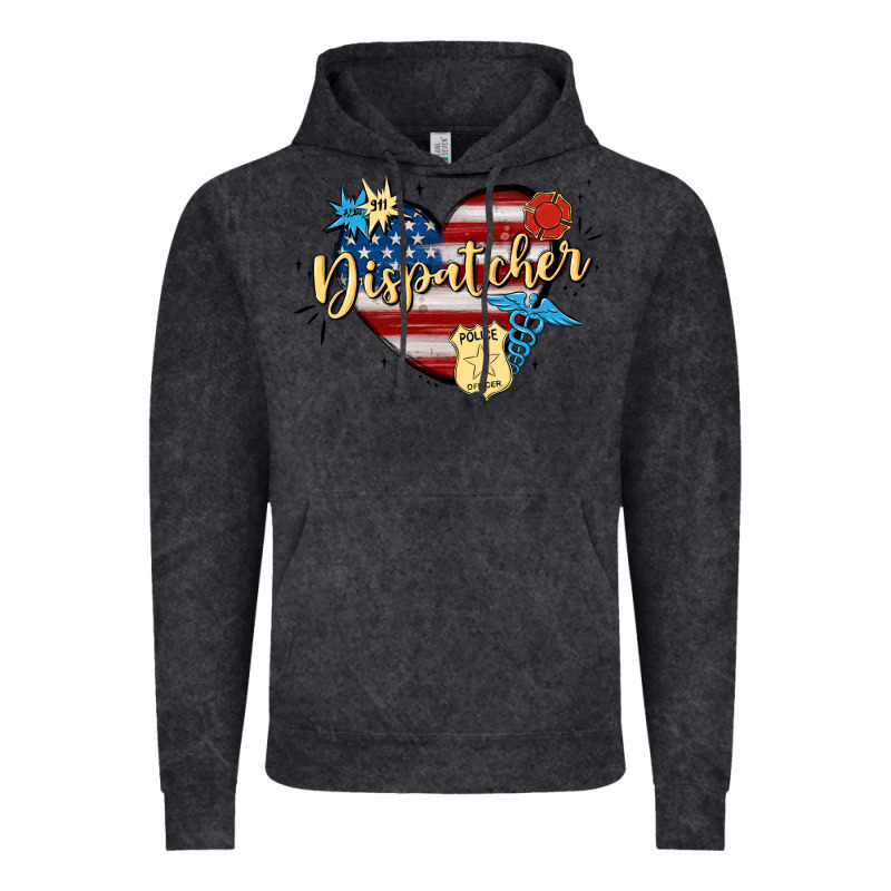 911 Dispatcher Vintage Hoodie by MaliasSmallBusiness | Teevron