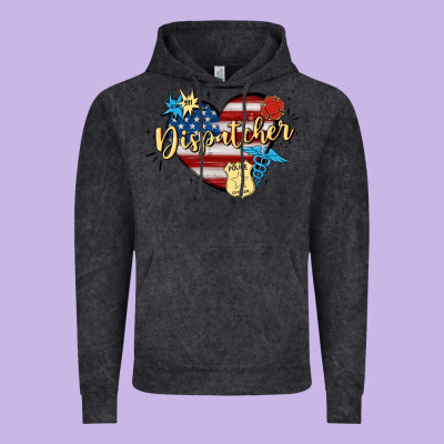 911 Dispatcher Vintage Hoodie Designed By Maliassmallbusiness