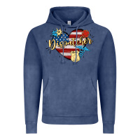 Vintage Denim 911 dispatcher Vintage Hoodie - MaliasSmallBusiness
