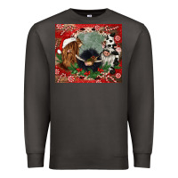 Smoke christmas heifer cow  gnomies Premium Sweatshirt - CowGirlArtShop