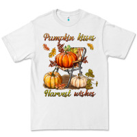 White pumpkin kisses harvest wishes Premium Tee - BundleAndBundleShop