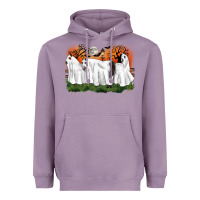 Lavender ghost horses halloween Heavyweight Hoodie - CowGirlArtShop