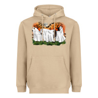 Mushroom ghost horses halloween Heavyweight Hoodie - CowGirlArtShop