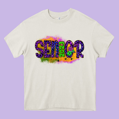 Senior 2023 Halloween Heavy Core Tee Designed By Jahusdesignshop