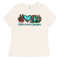 Bone peace love camping Ladies Tee - JahusDesignShop