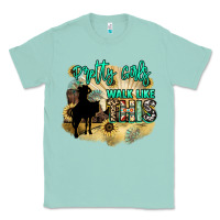Seafoam pretty girls walk like this Classic Tee - NancyCooperArtShop