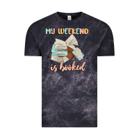 Cloud Black my weekend is booked Vintage Tee - MaliasSmallBusiness