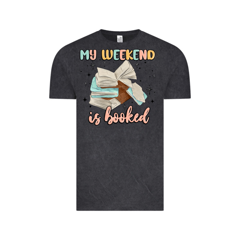 My Weekend Is Booked Vintage Tee by MaliasSmallBusiness | Teevron