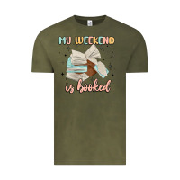Vintage Olive my weekend is booked Vintage Tee - MaliasSmallBusiness