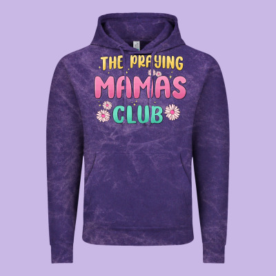 The Praying Mamas Club Vintage Hoodie Designed By Maliassmallbusiness