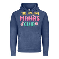 Vintage Denim the praying mamas club Vintage Hoodie - MaliasSmallBusiness