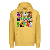 Antique Gold boo halloween Premium Hoodie - CowGirlArtShop