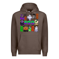 Coffee boo halloween Premium Hoodie - CowGirlArtShop