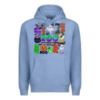 Colony Blue boo halloween Premium Hoodie - CowGirlArtShop