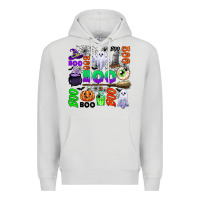 Dove Grey boo halloween Premium Hoodie - CowGirlArtShop