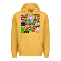 Mustard boo halloween Premium Hoodie - CowGirlArtShop