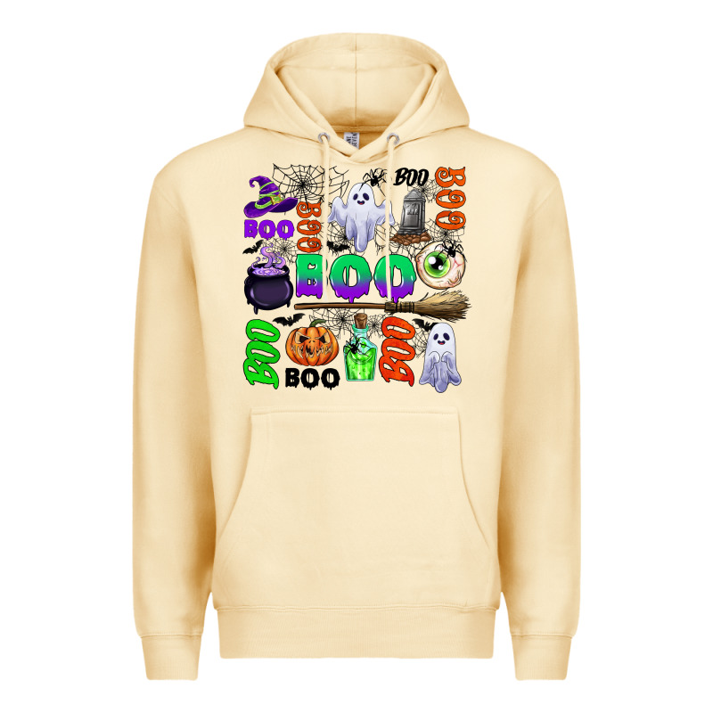 Boo Halloween Premium Hoodie by CowGirlArtShop | Teevron