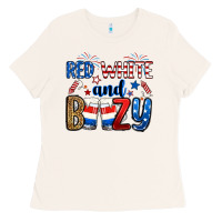 Bone red white and boozy Ladies Tee - RanaPortraitStore