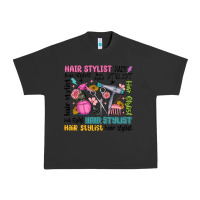 Pigment Black hair stylist typography Urban Heavy Tee - MaliasSmallBusiness