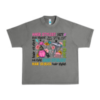 Tornado hair stylist typography Urban Heavy Tee - MaliasSmallBusiness