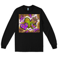 Black mardi gras hearts tumbler bbs Long Sleeve Tee - BundleAndBundleShop