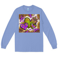 Colony Blue mardi gras hearts tumbler bbs Long Sleeve Tee - BundleAndBundleShop