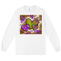 White mardi gras hearts tumbler bbs Long Sleeve Tee - BundleAndBundleShop