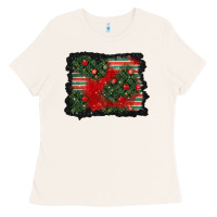 Bone christmas ornament background Ladies Tee - BundleAndBundleShop