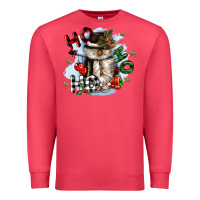 Cardinal ho ho ho snowman gnome Premium Sweatshirt - CowGirlArtShop