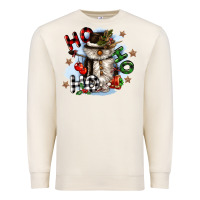 Sandshell ho ho ho snowman gnome Premium Sweatshirt - CowGirlArtShop