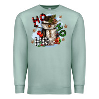 Seafoam ho ho ho snowman gnome Premium Sweatshirt - CowGirlArtShop