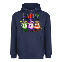 Navy happy halloween jars Heavyweight Hoodie - CowGirlArtShop
