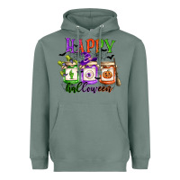 Sage happy halloween jars Heavyweight Hoodie - CowGirlArtShop