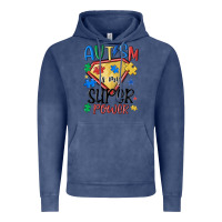 Vintage Denim autism is my super power Vintage Hoodie - MaliasSmallBusiness