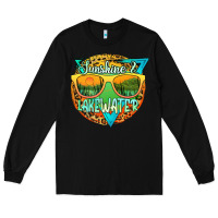 Black sunshine & lakewater Long Sleeve Tee - JahusDesignShop