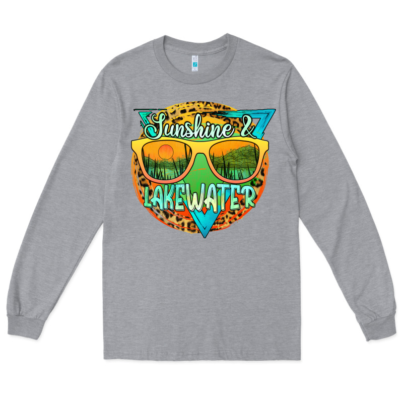 Sunshine & Lakewater Long Sleeve Tee by JahusDesignShop | Teevron
